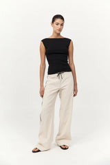 Tailored Track Pants - Putty