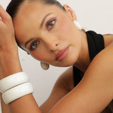 Cove Bangle - White - BLVD