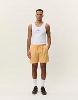 Stan Seersucker Swim Shorts - Apricot - BLVD