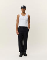 Linen Comfort Suit Pants - Black - BLVD