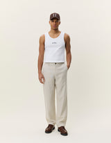 Linen Comfort Suit Pants - Light Sand - BLVD