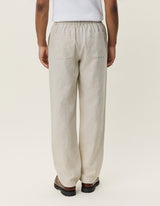 Linen Comfort Suit Pants - Light Sand - BLVD