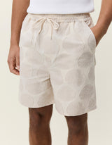 Dahlia Jacquard Shorts - Sand - BLVD