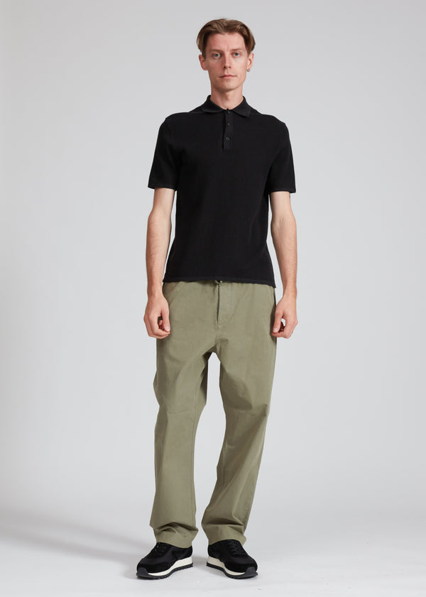 Harvey Knit Polo - Black