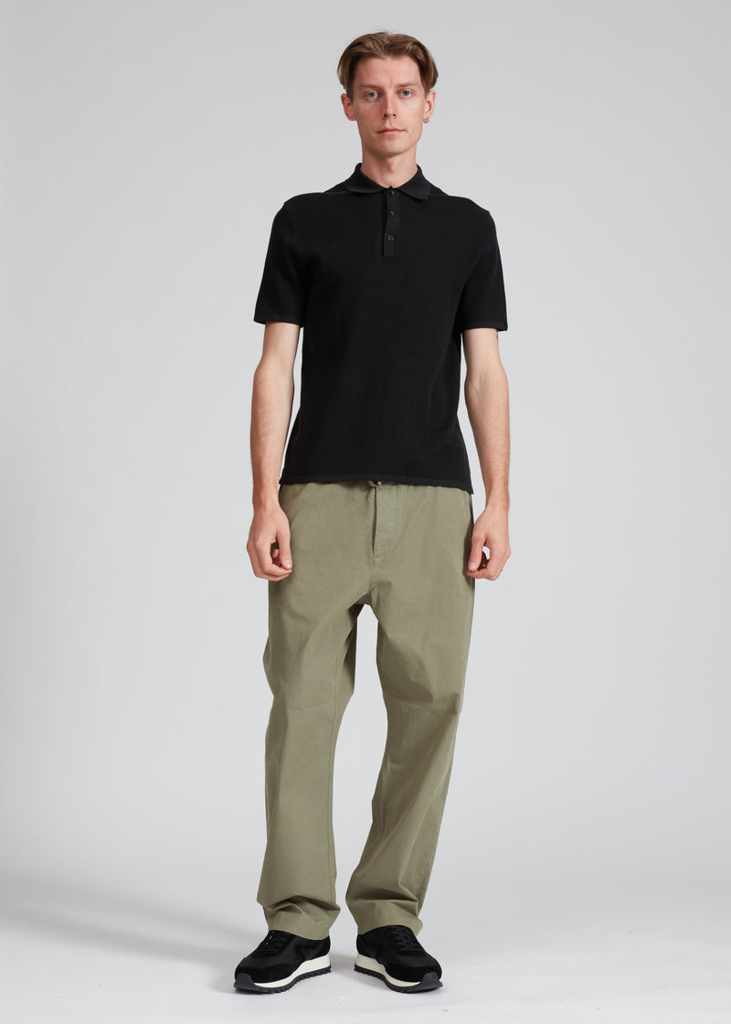 Harvey Knit Polo - Black