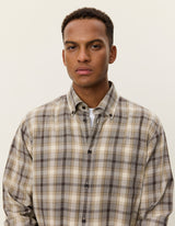 Kent Check Shirt - Ivory
