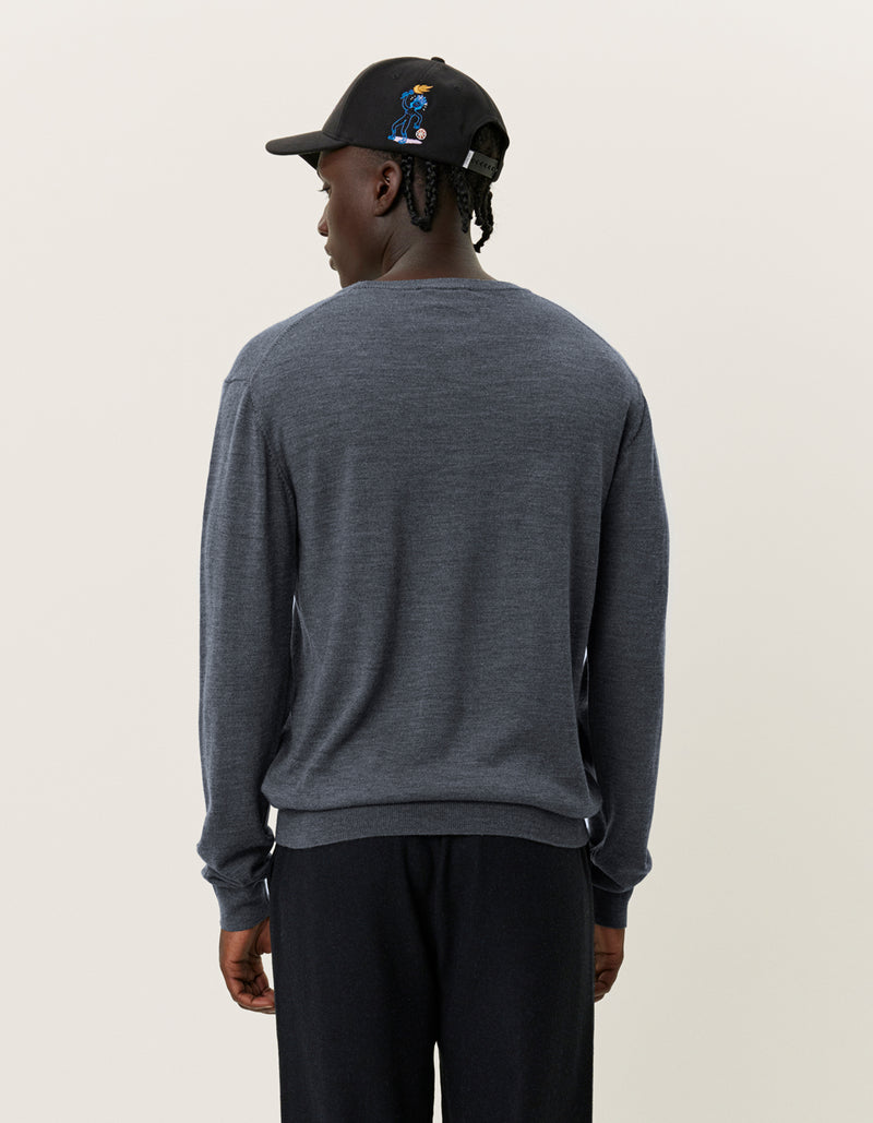 Greyson Merino Knit - Grey