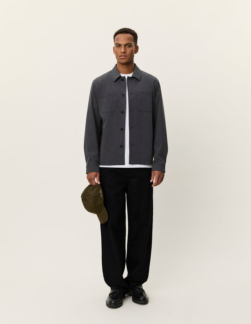 Marseille Textured Jacket - Black