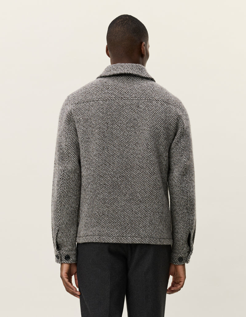Marseille Twill Wool Jacket - Pepper