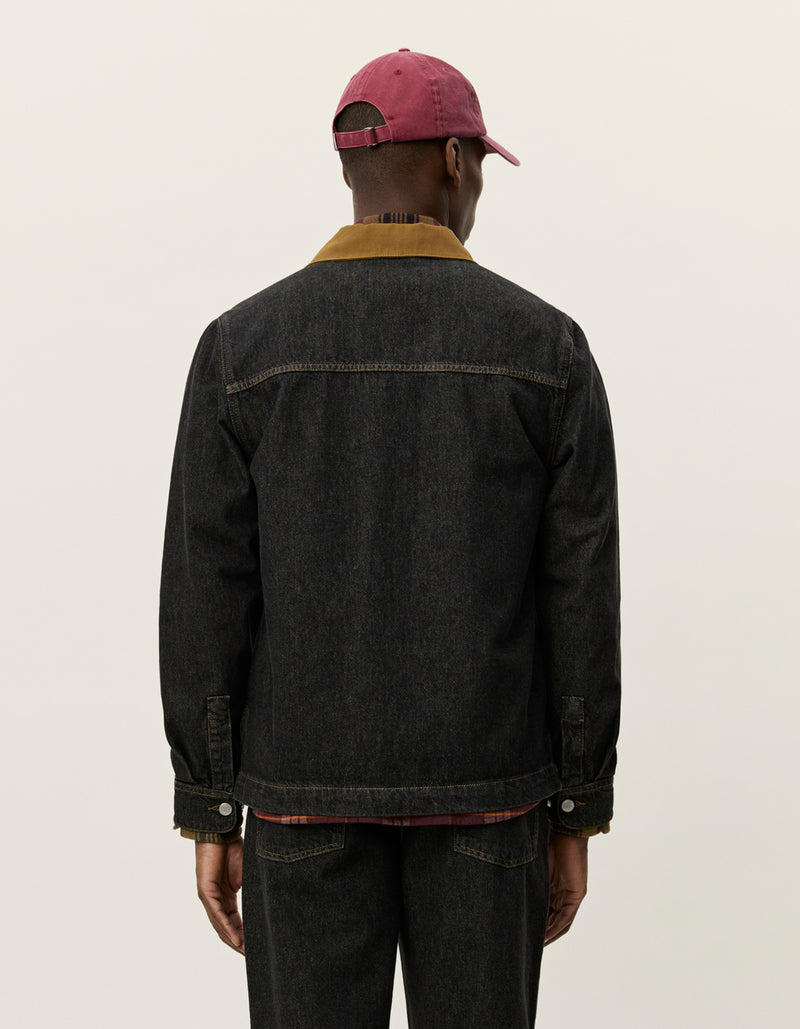 Layton Denim Overshirt - Black