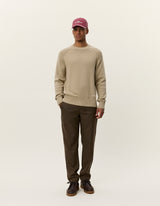 Brad Roundneck Knit - Dark Sand