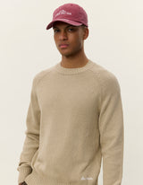 Brad Roundneck Knit - Dark Sand