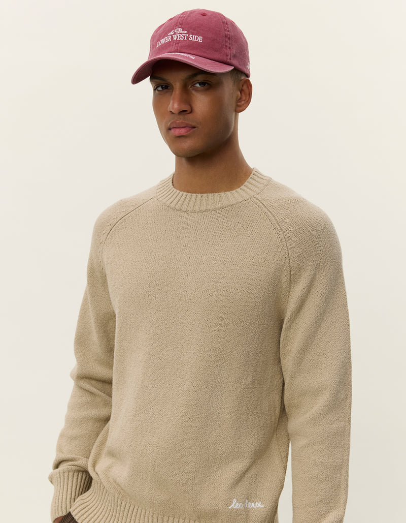 Brad Roundneck Knit - Dark Sand