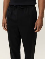 Como Tapered Drawstring Pants - Black