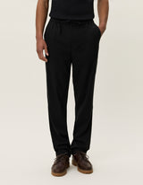 Como Tapered Drawstring Pants - Black