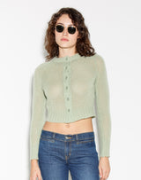 The Slim Cashmere Cardigan - Melon