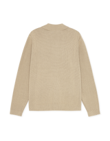 Fischer Cotton Milano Zip Overshirt - Sand - BLVD