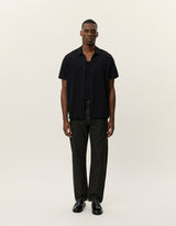 Hector Lace SS Shirt - Black