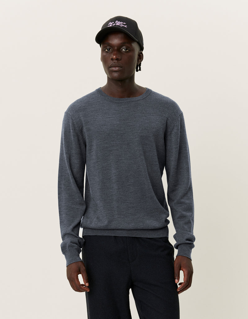 Greyson Merino Knit - Grey