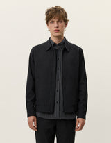 Como Coach Slub Jacket - Black