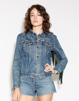 Levi's Fringe Trucker - Indigo - BLVD
