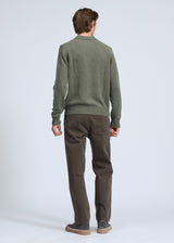 Declan Cashmere Polo - Army