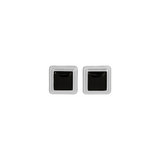 Archer Earrings - Black/Silver - BLVD