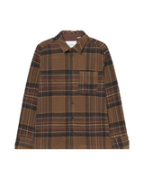Kaleb Check Overshirt - Monk's Robe