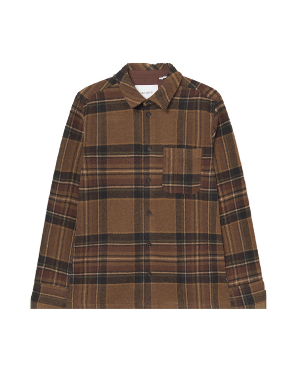 Kaleb Check Overshirt - Monk's Robe