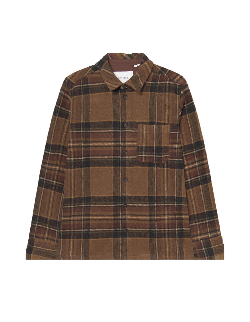 Kaleb Check Overshirt - Monk's Robe