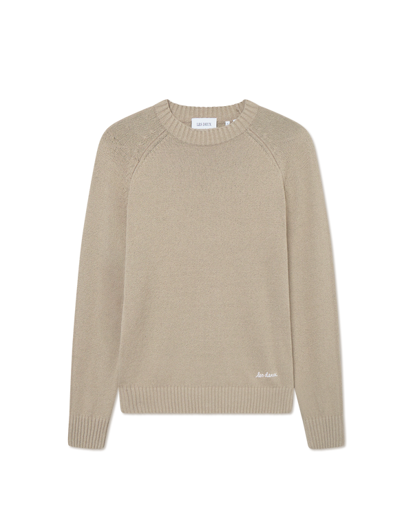 Brad Roundneck Knit - Dark Sand