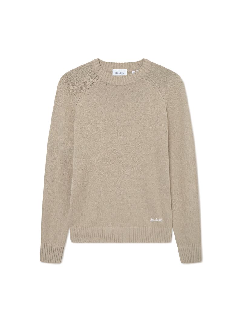 Brad Roundneck Knit - Dark Sand