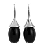 Odette Earrings - Black/Silver - BLVD