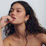 Heaven Mayhem - Baby Knot Earrings - Silver - BLVD