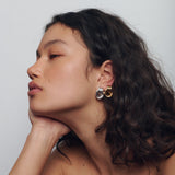 Heaven Mayhem - Baby Knot Earrings - Silver - BLVD