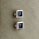 Archer Earrings - Black/Silver - BLVD