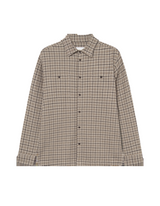 John Check Shirt - Dark Sand