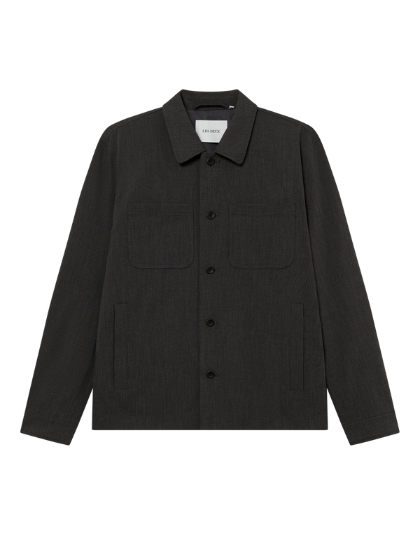 Marseille Textured Jacket - Black