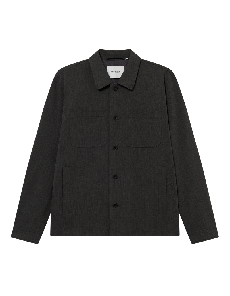 Marseille Textured Jacket - Black