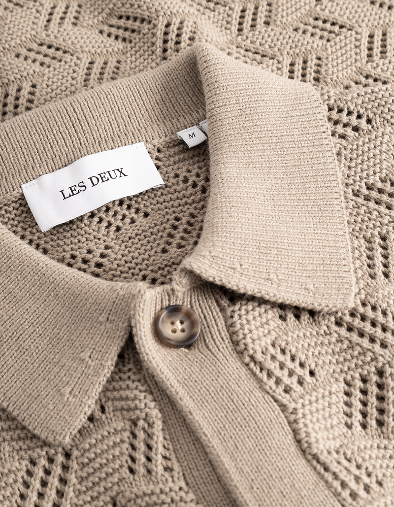 Eloi Knit Shirt - Dark Sand