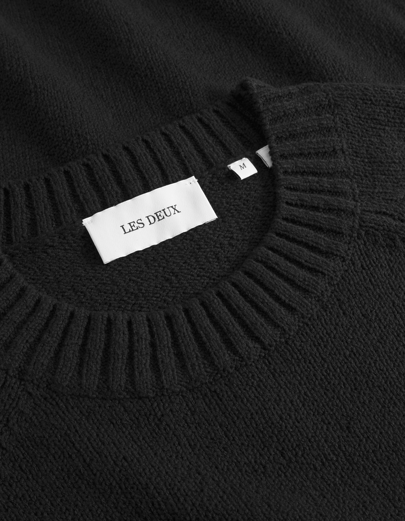 Brad Roundneck Knit - Black