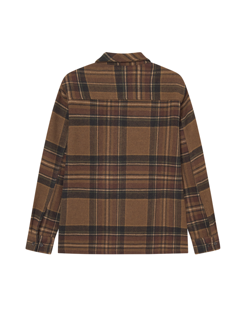 Kaleb Check Overshirt - Monk's Robe