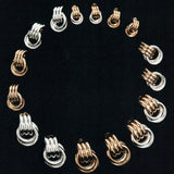 Heaven Mayhem - Baby Knot Earrings - Silver - BLVD