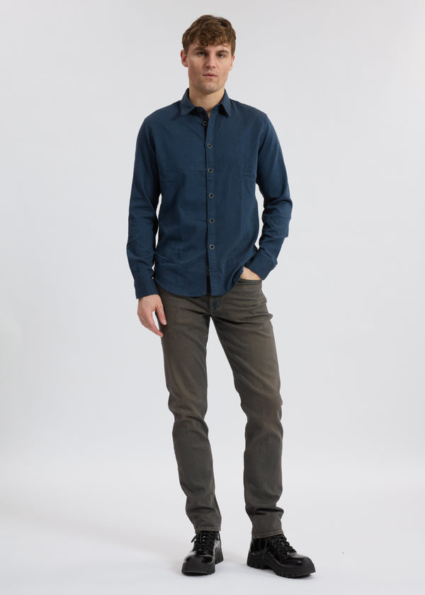 Tomlin Stretch-Cotton Dobby Shirt - Wshdb