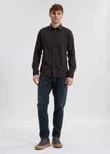 Tomlin Stretch-Cotton Dobby Shirt - Shadow