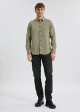 Tomlin Stretch-Cotton Dobby Shirt - Sage