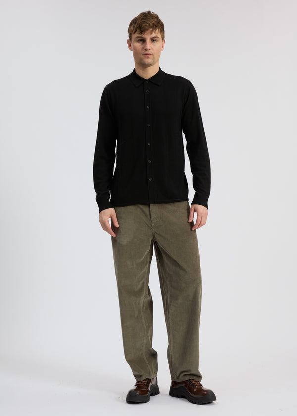 Crawford Button Up - Black