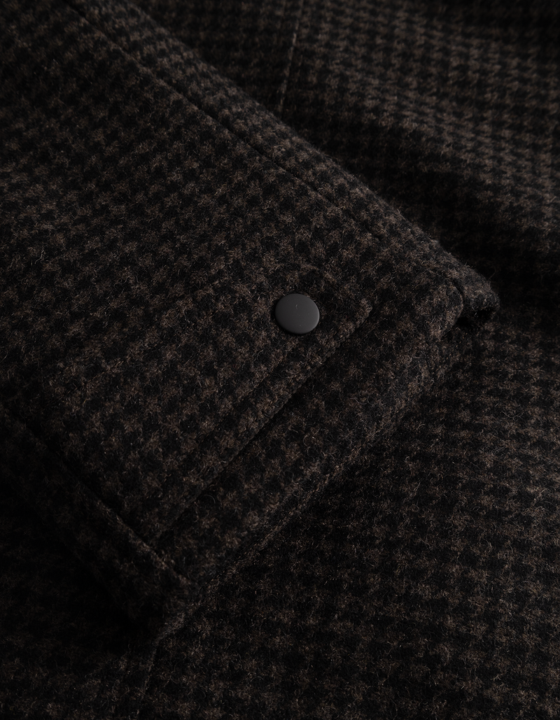 Nero Houndstooth Jacket - Black
