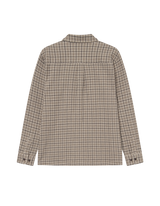 John Check Shirt - Dark Sand