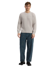 Jensen Cashmere Rib Crew - Grey